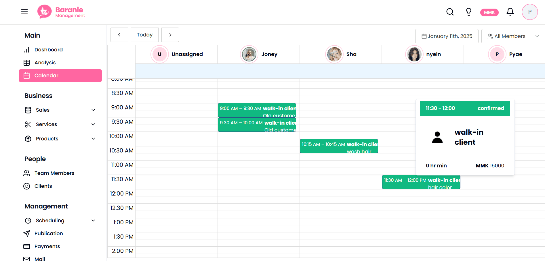 Calendar Dashboard